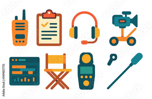 Colorful astrology icon set featuring zodiac and celestial symbols