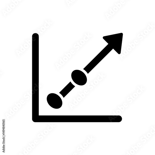 Slider Increasing Upward to Represent Growth or Progress