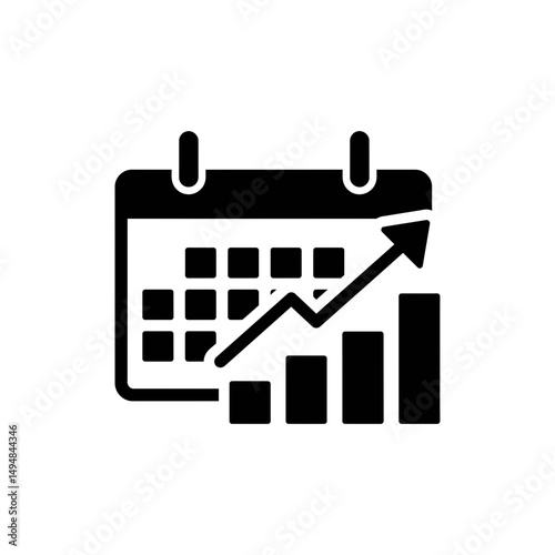 Calendar Merging with Bar Chart for Schedule Growth and Planning