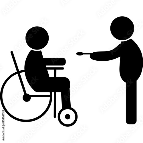 Elderly People Care Icon