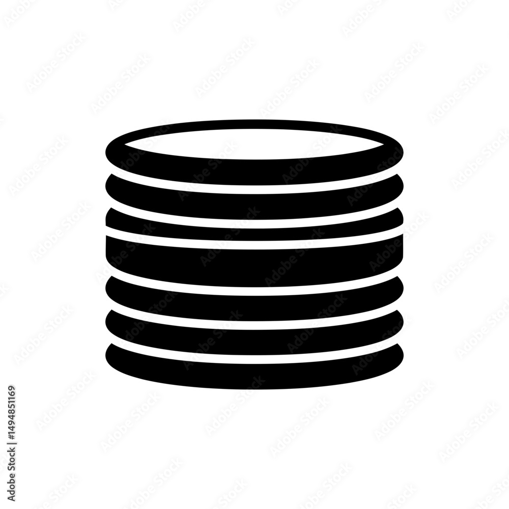 Rubber Bands Stacked in Bundle for Organization Rubber Bands Stacked in Bundle for Organization