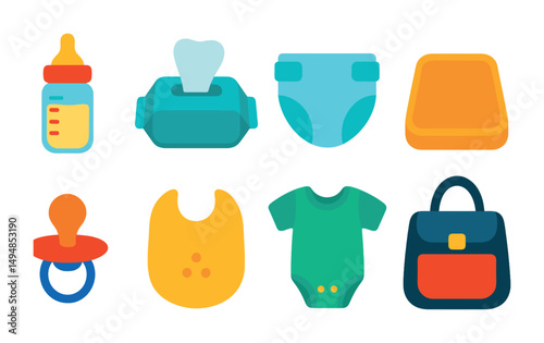 Art and creativity outline icons set – flat, line, artistic design tools and symbols