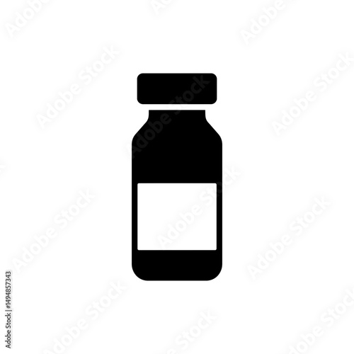 Upright Vaccine Bottle for Safe Storage and Medical Use