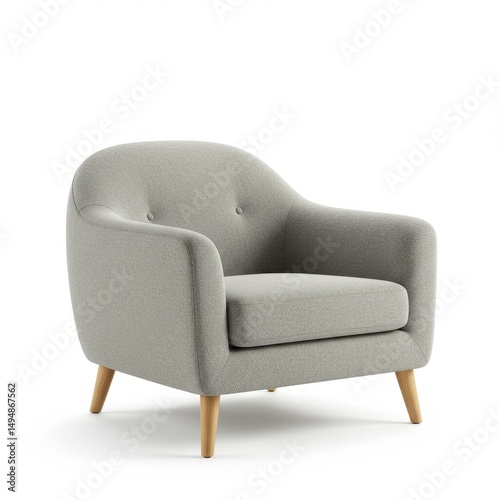 modern sofa isolated on white background