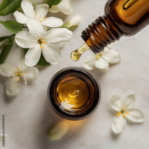 Jasmine oil circulating wide drop
