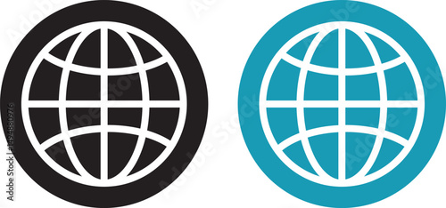 Website icon. world web icon www earth globe icons vactor for illustration,
