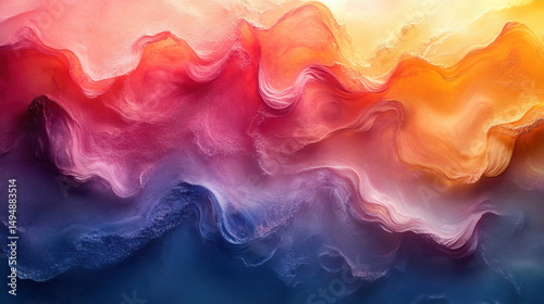 High-speed photography of soft pink and blue pastel pigment burst 