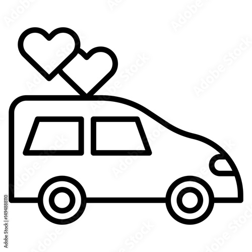 Wedding Car Icon