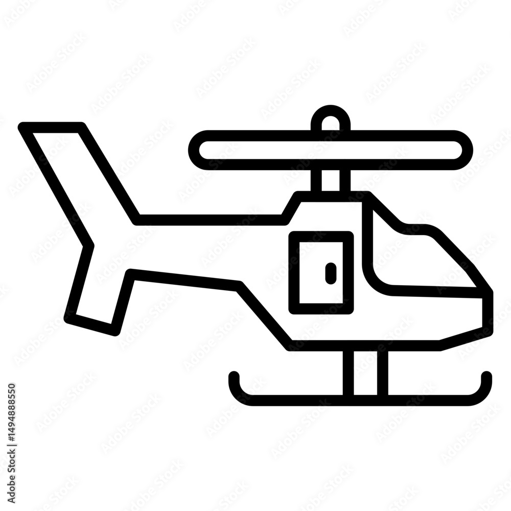 Helicopter Icon Helicopter Icon