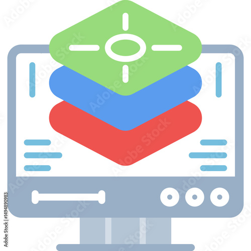 Layers Icon Vector Element