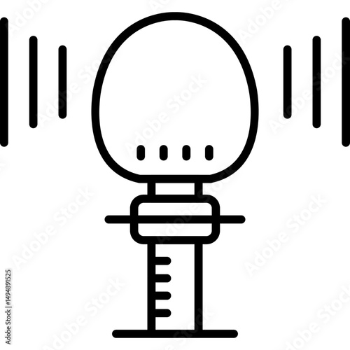 Ping Pong Icon Vector Element