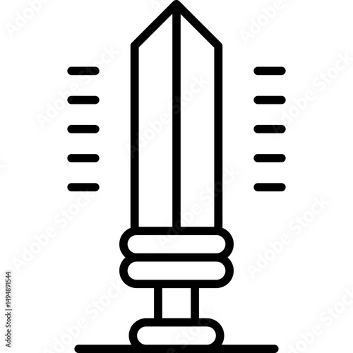 Cricket Icon Vector Element