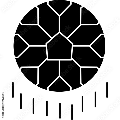 Soccer Ball Icon Vector Element