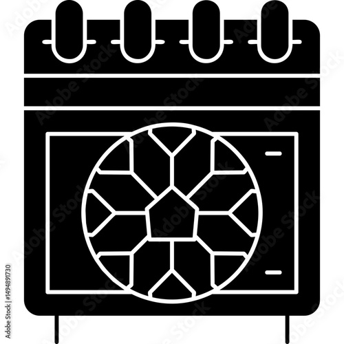Soccer Ball Icon Vector Element