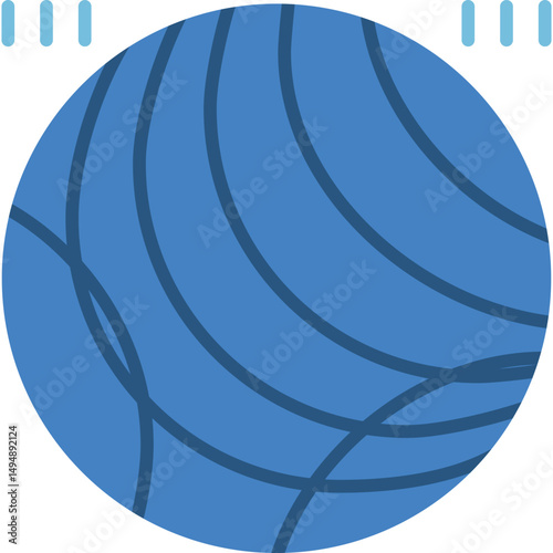 Medicine Ball Icon Vector Element
