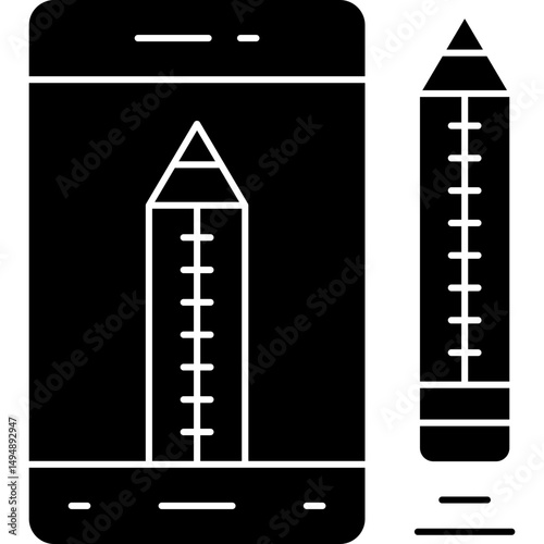 Pencil Icon Vector Element