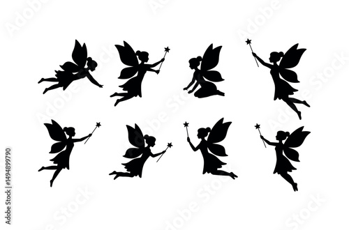 black fairy silhouette
