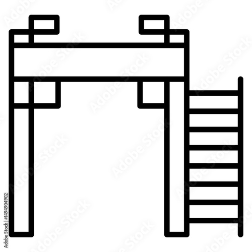 Gym Hand Bar Icon