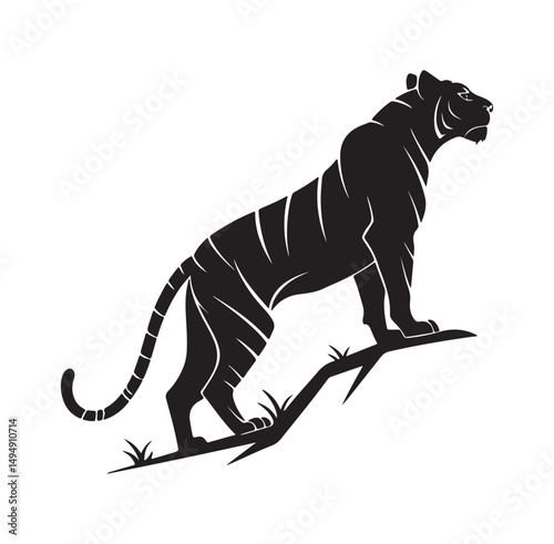 tiger silhouette 