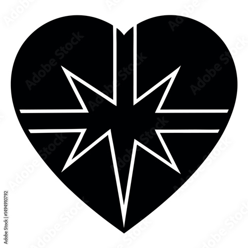 Clean Chest Pain and Heart Attack Vector Illustration