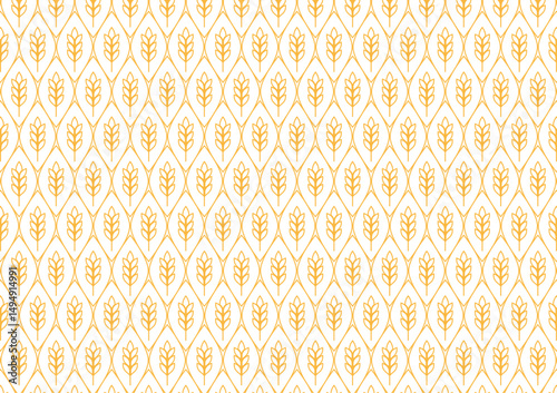 Wheat pattern wallpaper. oat symbol. free space for text. rice sign. Rice pattern wallpaper.
