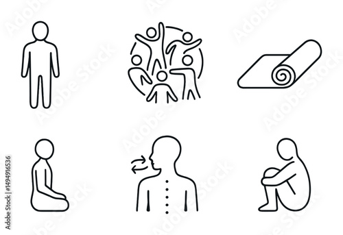 Mindfulness and group activities for mental well-being design