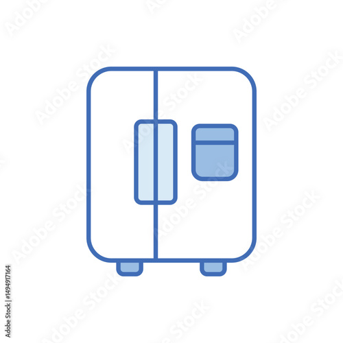Home Fridge Vector icon