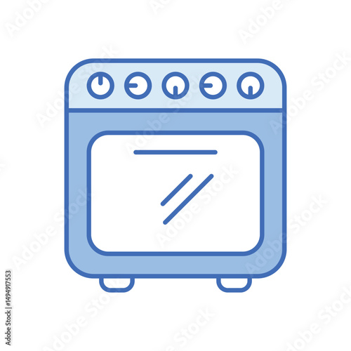 Electric Range Vector icon