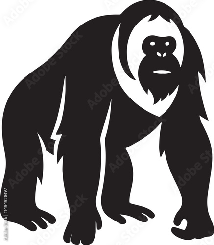 a orangutan vector