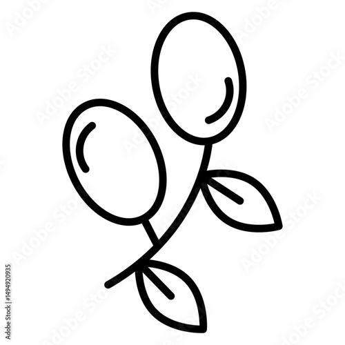Olive Vector Icon