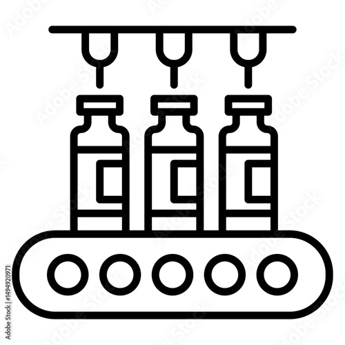 Bottling Vector Icon