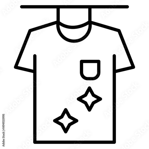 Clean Clothes Vector Icon