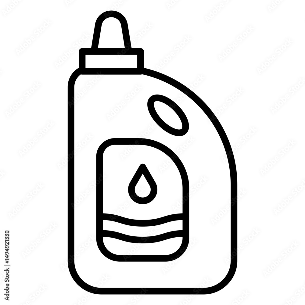 Obraz premium Laundry Detergent Vector Icon