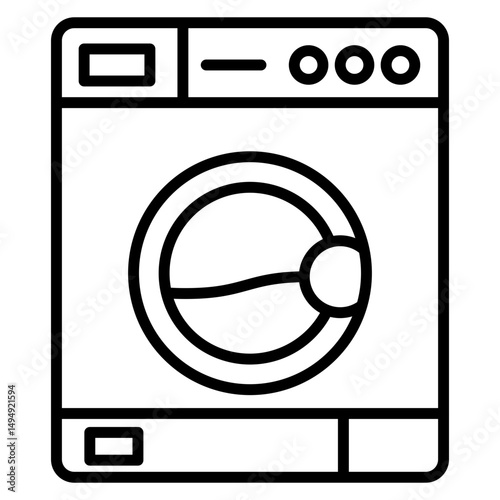ashing Machine Vector Icon
