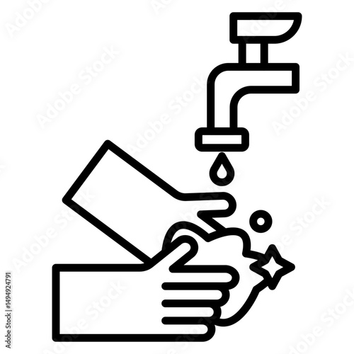 and Wash Vector Icon