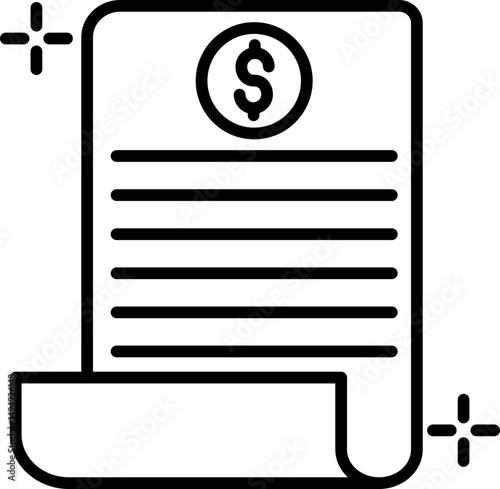 Bill Vector Icon