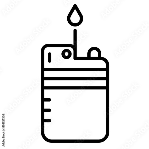 Lighter Vector Icon