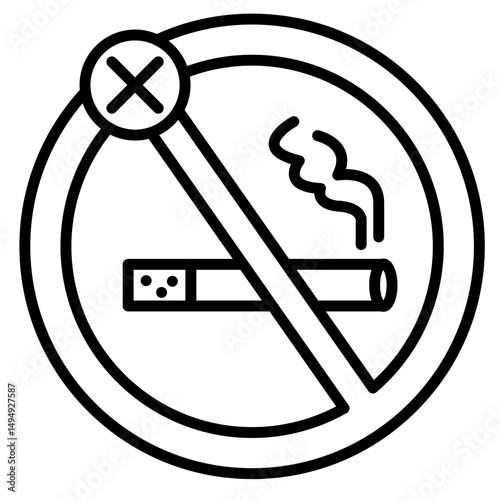 Quit Smoking Vector Icon