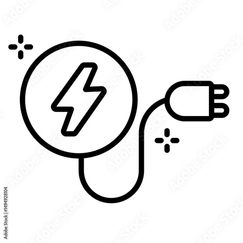 Electricity Vector Icon