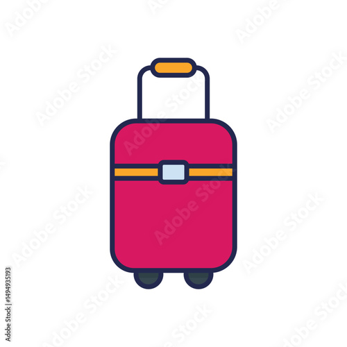 Luggage Vector icon