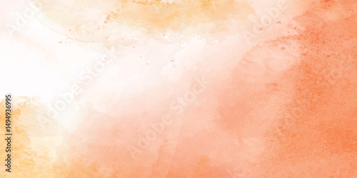 Modern Yellow-Orange Aquarelle Texture Background – Colorful Handmade Abstract Wash for Creative Branding and Background Art.  Seamless Design with Bold Brush Strokes and Vibrant Gradient Layers