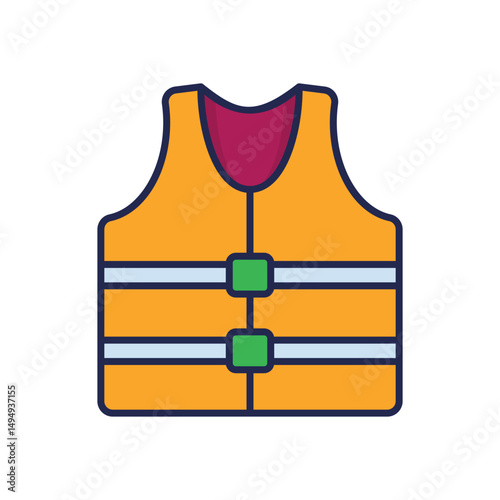 Life Vest Vector icon