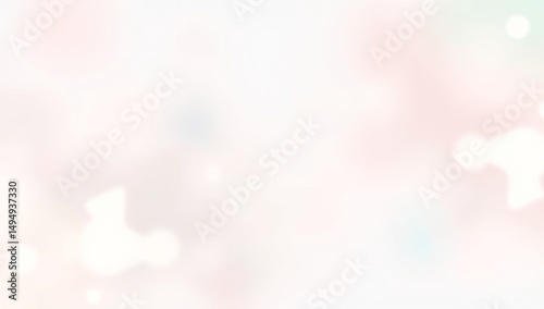 Soft pink and white abstract blurred background with light bokeh effect