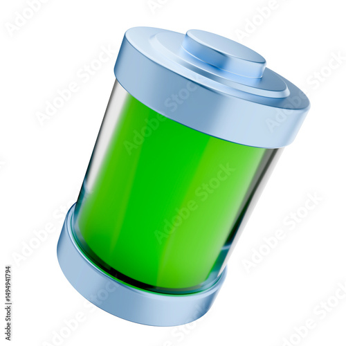 fully charged battery,3D Illustration,Sartphone,Laptop,icon
