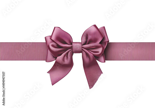 The bow is light red magenta in color
