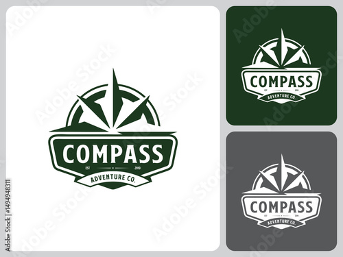 compass logo vector