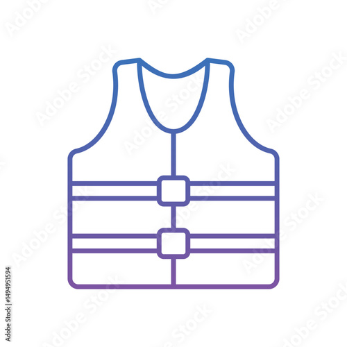 Life Vest Vector icon