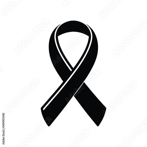 Awareness Ribbon Symbol of Support and Solidarity
