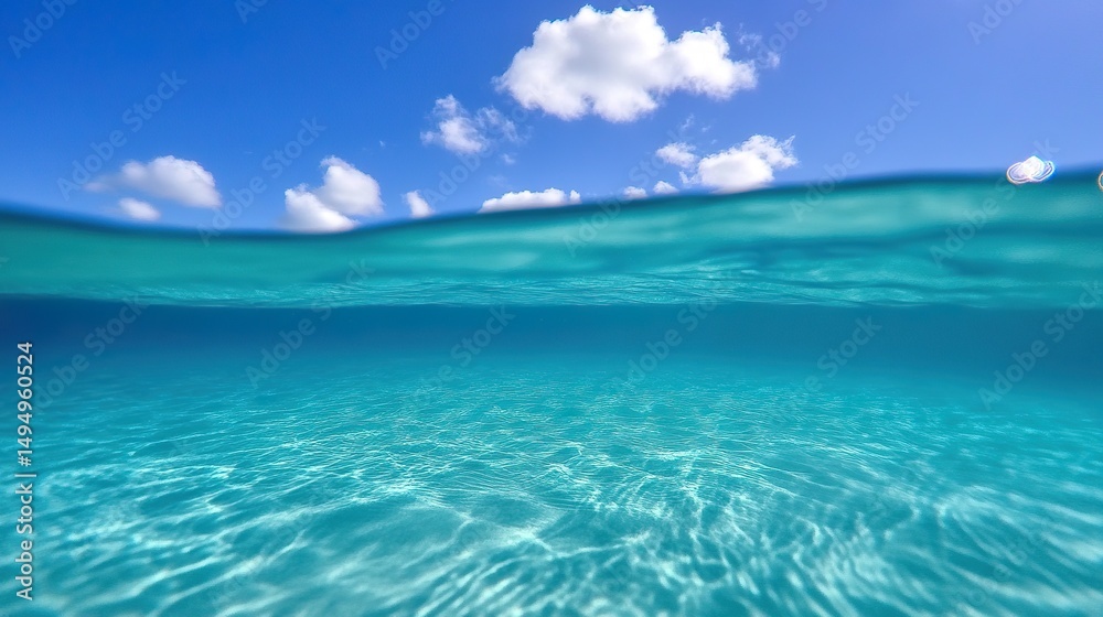 Fototapeta premium tropical beach with blue sky
