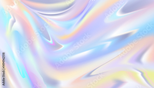 Rainbow light background,Colourful iridescent light prism effect overlay effect on transparent background for mockup.Vector Abstract light backdrop texture holographic crystal flare or shadow blurred